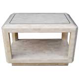 Maitland Smith Tesselated Stone Occasional Table