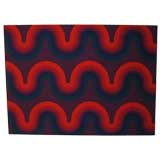 Vintage Vernor Panton "Wave" Fabric Panel
