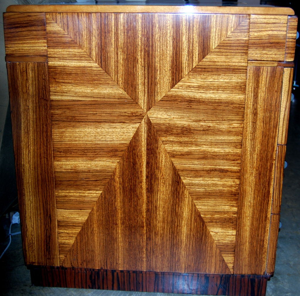Striking French Parquetry Double Pedestal Desk For Sale 2