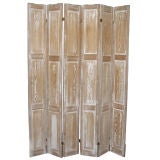 Maison Jansen Limed 6 Panel Folding Screen