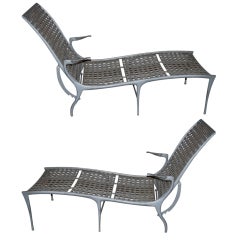 Dan Johnson Style Chaises and Table