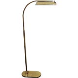 Casella Brass Floor Task Lamp