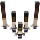 Collection of 5 Lino Sabattini Vases