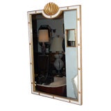 Beautiful Gilded mirror with Clam Shell Accents