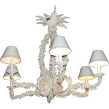 Shell Encrusted "Grotto" Chandelier