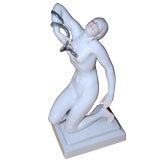 Herend Porcelain of Lady with Snake