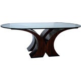 Fabulous Macassar Arched Dining Table