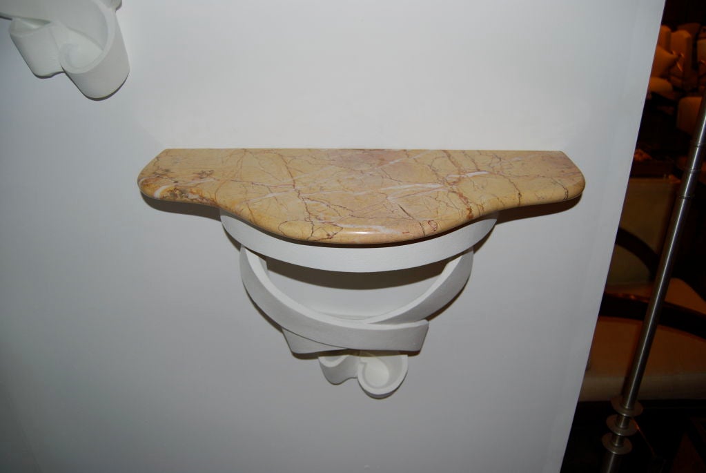 Francsique Chaleyssin Wall-Mounted Plaster Console