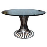 Russell Woodard Polished Aluminum Center Table