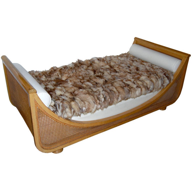 Jean Royere Caned "Gondola" Daybed