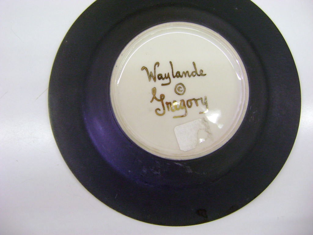American Waylande Gregory Hand Decorated Bowl