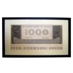Phenomenal Illustration "1000 Dollar Bill" by Harold Steinberg