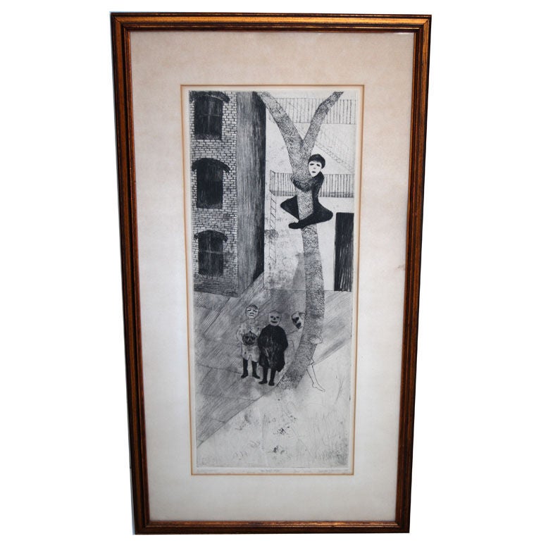 "Halloween" by Leonard Baskin