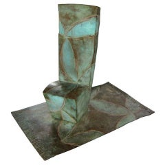 Wendell Castle "End of Summer" Verdegris Bronze Chair