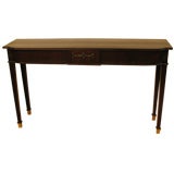 Mahogany Neo Classical Style Console Table French c. 1910