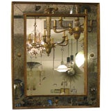 French 1940
s Parclose Mirror with Smoked Mirror Surround