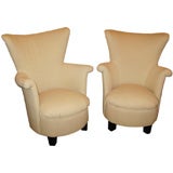 Pair of Italian Mid-Century Modern Arm Chairs *now $4, 800.00