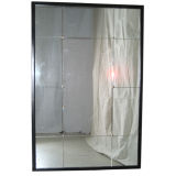 #4137 1960
s Black Lacquer Frame Divided Glass Mirror #4137 1960
s Black Lacquer Frame Divided Glass Mirror