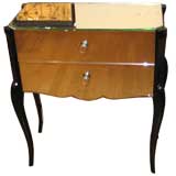 #4212 Mirrored 2-Drawer Side Table