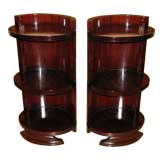 #4014 Pair of French Deco Side Tables in the Style of Dominique