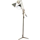 Classic Italian 1950's Arteluce Triennale Standing Lamp.