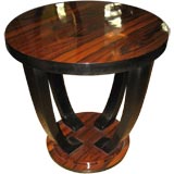 Macassar Ebony 
Tulip
 Base Side Table