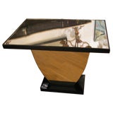 Art Deco Style Mirrored Side Table