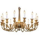 16-Arm Murano Chandelier attributed to Barovier & Toso