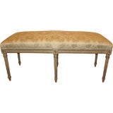 Louis XVI Style 'Banquette'/Bench.  Frame c. 1880