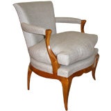 An Upholstered Boudoir Chair by René Drouet