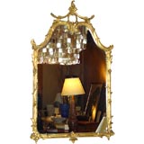 Elegant gold leave mirror