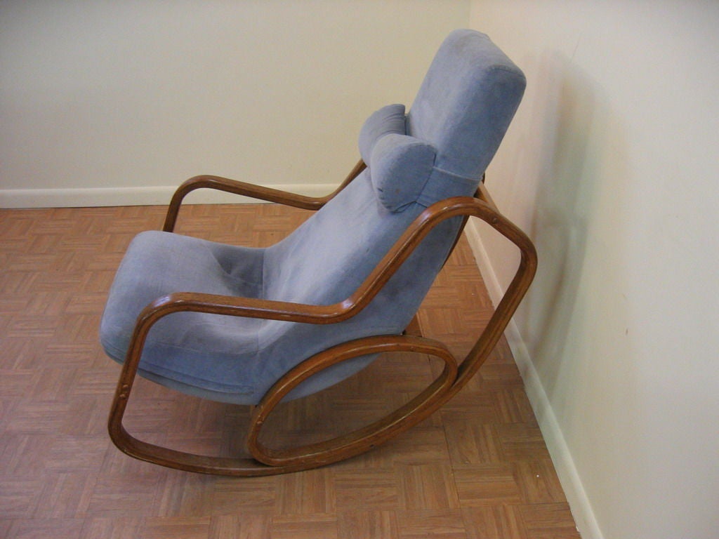 A Danish rocking chair