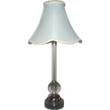 A pair of crystal lamp