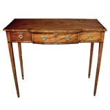 Antique An Elegant English George III Style Light Mahogany Side Table