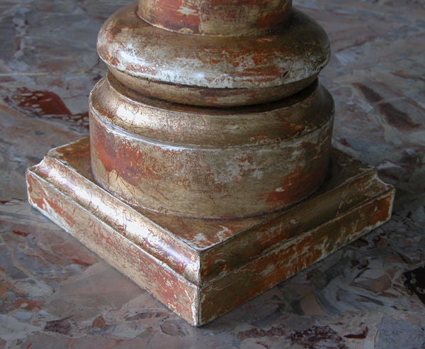 19th Century An Exuberantly Carved English Neo-Gothic Giltwood Finial