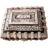 A Large-Scaled Anglo-Indian Box with Applied Bone Decoration