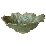 A Large-Scaled American Celadon-Glazed Ceramic Bowl:Rookwood