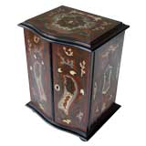 An Austrian Art Nouveau Boulle-Work Miniature Cabinet with Brass, Pewter and Bone Inlay