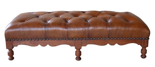 A Handsome Large-Scaled French Walnut Bench; Can be used as a Bench or Table