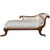 Antique A Graceful English Regency Rosewood Grecian Style Settee