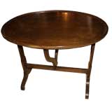English Style Oval End Table