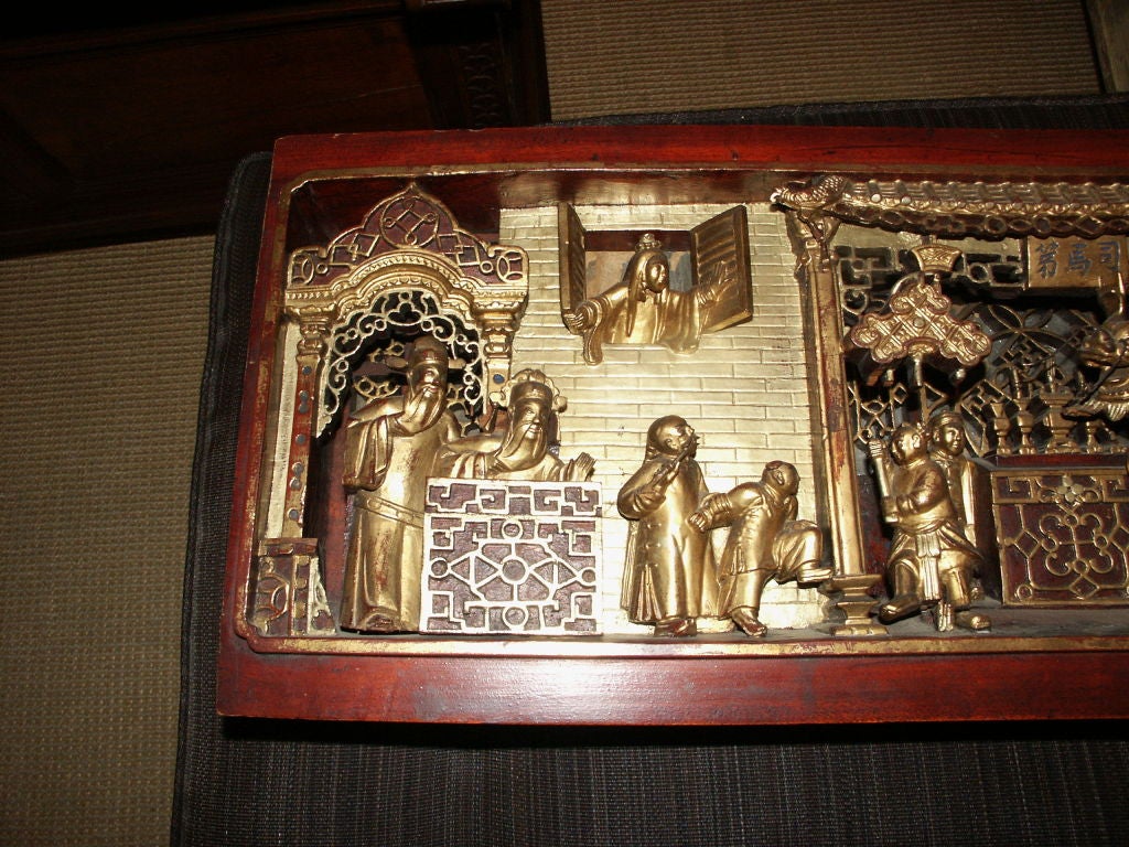 Amazing 19th C Carved Chinese Fragment