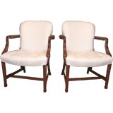 Set of Four  Mahogany Kittinger Arm Chairs