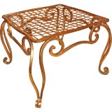 Gilt Iron Small Side Table by Jean-Charles Moreux