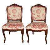 Pair of Early 19th C French Side Chairs