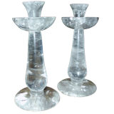 Pair Of  Rock Candle Sticks