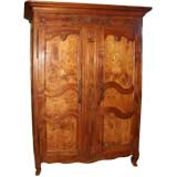 Antique French 19th C Great Small Armoire In Cherry