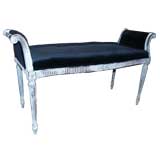 George lll Style Window Bench With Painted Finish