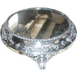 Silver Plated Antique Mirrored Plateau