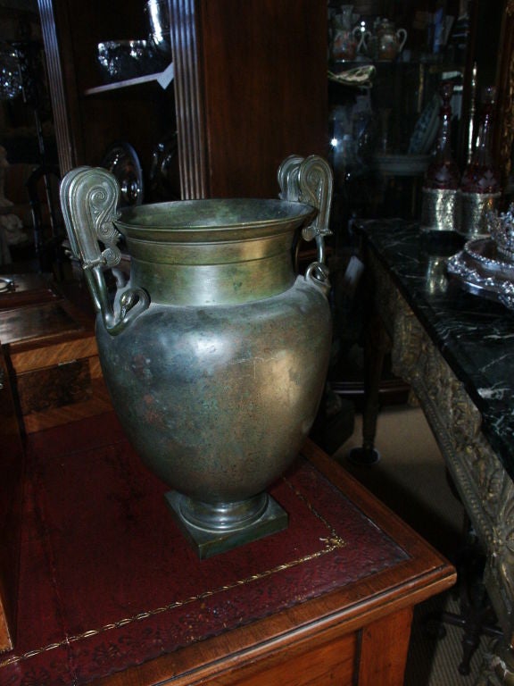 19thC Bronze Classical Urn